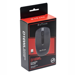 Ποντίκι DeTech D16WL, Wireless, USB, Μαυρο - 786