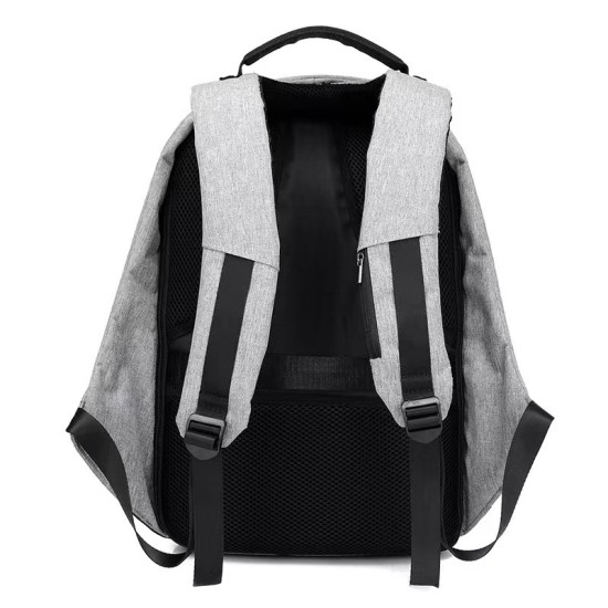 Laptop backpack | No brand BP-01 | 15.6" | Γκρί