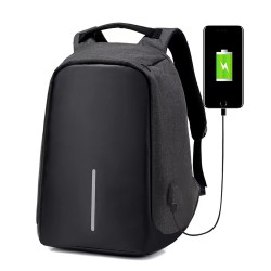 Laptop backpack No brand BP-01, 15.6", Black - 45283