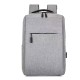 Laptop backpack No brand BP-02, 15.6", Γκρί - 45286