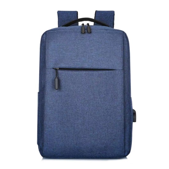 Laptop backpack No brand BP-02, 15.6", Μπλε  - 45287