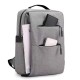 Laptop backpack No brand BP-03, 15.6", Γκρί - 45289