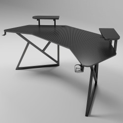 Gaming desk No brand D2204, 5 in 1, Black