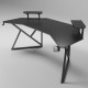 Gaming desk No brand D2204, 5 in 1, Black