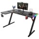 Gaming desk No brand P201, 4 in 1, RGB, Black
