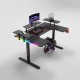 Gaming desk No brand P203, 5 in 1, RGB, Black