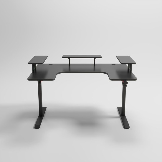 Gaming desk No brand P203, 5 in 1, RGB, Black