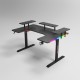 Gaming desk No brand P203, 5 in 1, RGB, Black