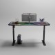 Gaming desk No brand Y109, 4 in 1, RGB, Black