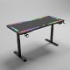 Gaming desk No brand Y109, 4 in 1, RGB, Black