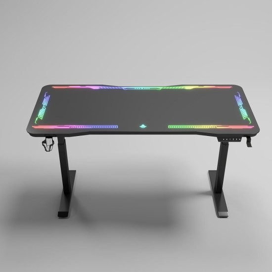 Gaming desk No brand Y109, 4 in 1, RGB, Black