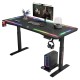 Gaming desk No brand Y109, 4 in 1, RGB, Black